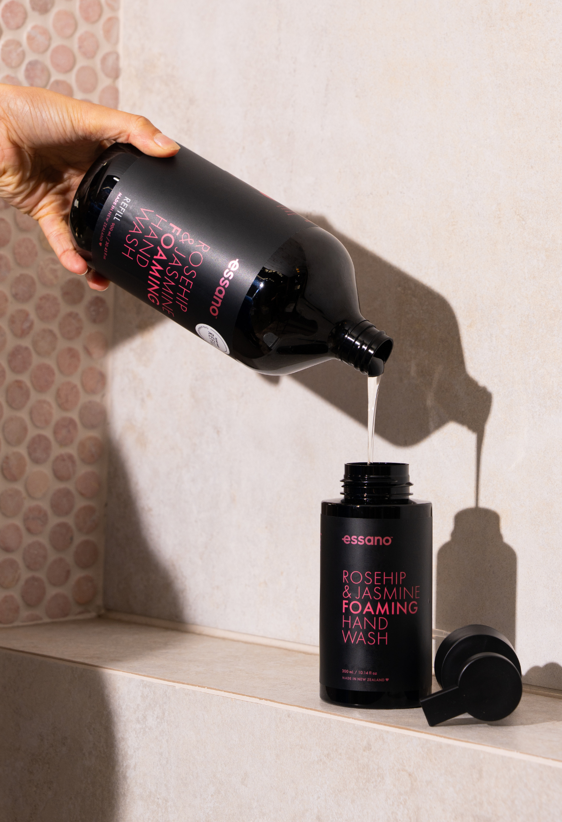 Essano Foaming Hand Wash REFILL Rosehip & Jasmine 900ml