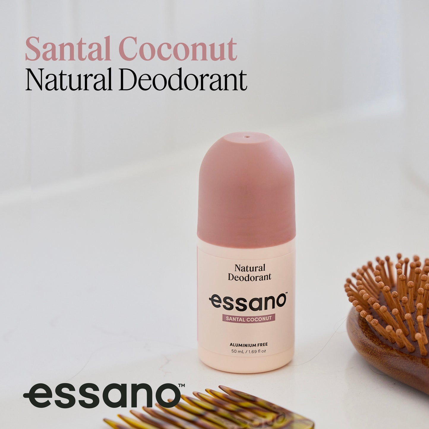 Santal Coconut Natural Deodorant Roll On