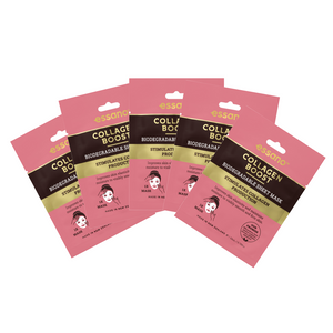 Collagen Boost Biodegradable Sheet Mask 5 Pack