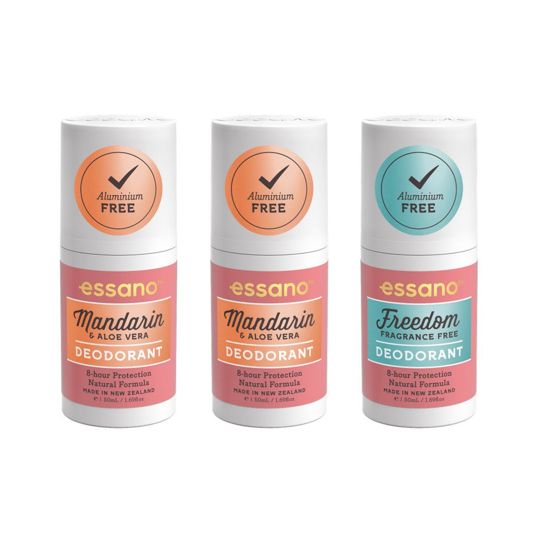 Essano - Build Your Own 3-pack Natural Deodorant Bundle