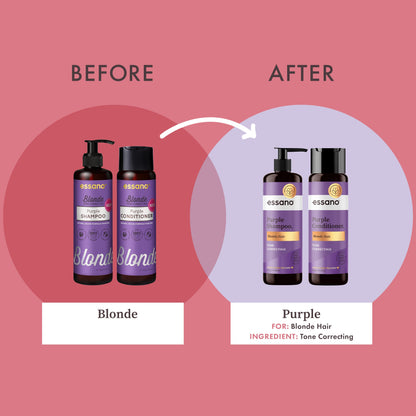 Essano - Blonde Tone-Correcting Purple Shampoo